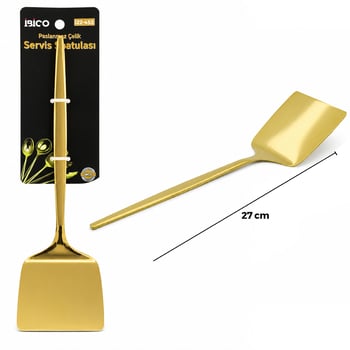 İ22-453 ( 27cm ) ( Altın & Gold ) ( Metal ) ( Servis Spatula )