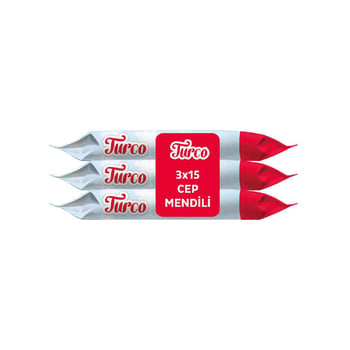 Baby Turco Islak Cep Mendili 3x15 Li
