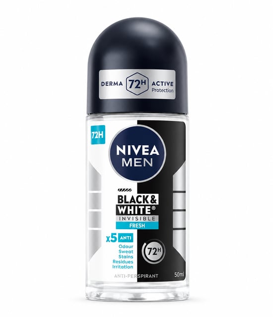 Nivea Black & White Invisible Fresh Roll On 50 Ml