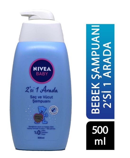 Nivea Baby Şampuan 500 Ml 2'si 1 Arada