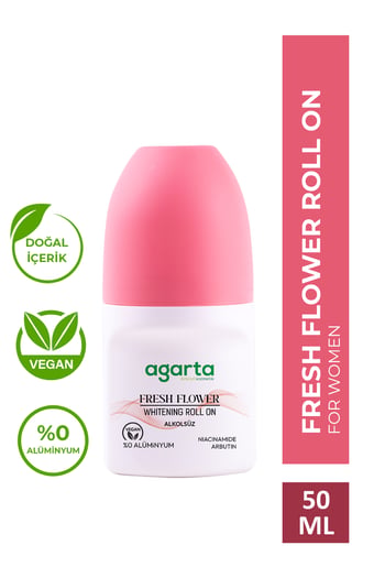 Ter Kokusu Önleyici 24 Saat Etkili Beyazlatıcı Kadın Fresh Flower Roll-on 50 Ml