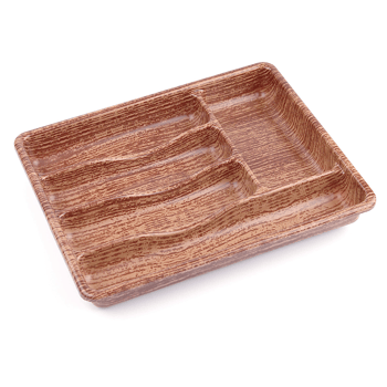Baroness Brns-10888 ( Ahşap Renk & 5 Bölmeli ) Çekmece İçi Kaşıklık 36x29cm