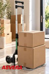 Asvera Eko Metal Koli Arabası 100 Kg Taşıma Kapasiteli Paket Arabası