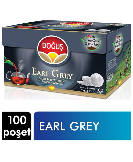 Doğuş Demlik Poşet Çay 100 Poşet Earl Grey