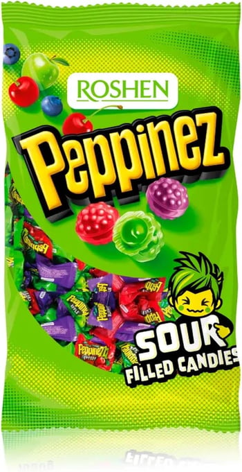Roshen Peppinezz Meyve Aromalı Dolgulu Şeker 900 Gr