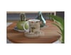 Krem Bahçesi Rölyef Çiçekli Kupa Bardak Renkli
