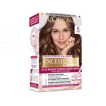 L’oréal Paris Excellence Creme Saç Boyası Açık Kahve 6