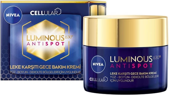 Nivea Cellular Luminous Antispot Leke Karşıtı Gece Bakım Kremi 50 Ml