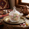Glass Jar Tg-001-1 Cam Lokumluk & Şekerlik