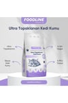 Foodline Lavanta Kokulu İnce Taneli Bentonit Topaklanan Kedi Kumu 10 Lt