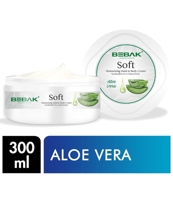 Bebak Aloe Vera Nemlendirici El ve Vücut Kremi 300 Ml
