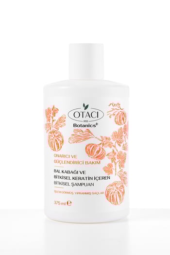 Otacı Botanics + Onarıcı & Güçlendiri Bakım- Balkabağı ve Bitkisel Keratin İçeren Bitkisel Şampuan