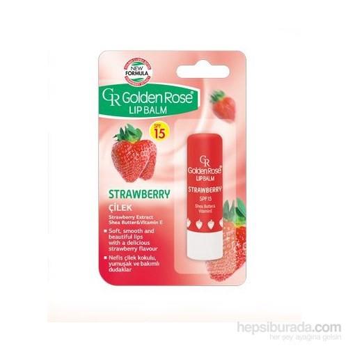 Golden Rose Çilek Dudak Koruyucu Krem Balm