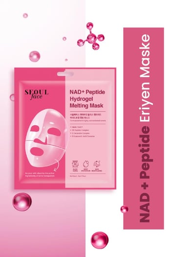 Dermal Seoul Face Nad+ Peptid Hidrojel Canlandırıcı Nemlendirici Eriyen Kore Maskesi 34 Gr.