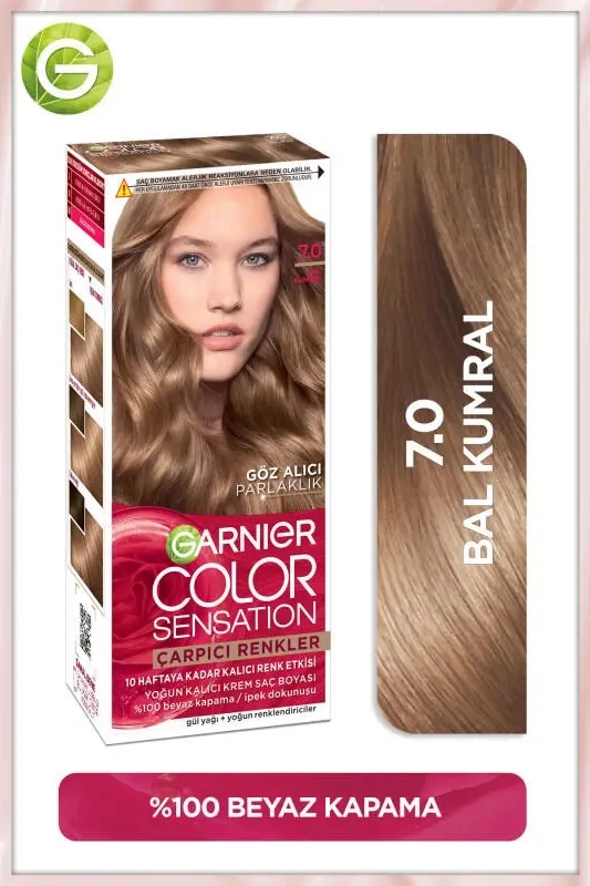 Garnier Çarpıcı Renkler Saç Boyası 7.0 Bal Kumral