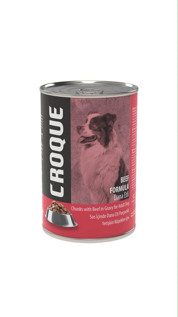 Croque Yetişkin Köpek Konserve Mama Dana Etli 400 Gr