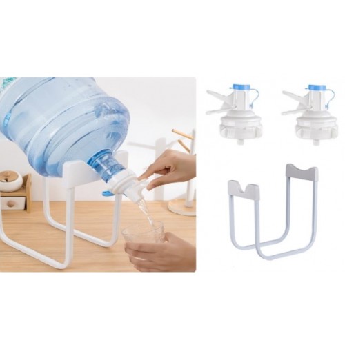 DİYARI FIRSAT Damacana Musluk Başlığı ve Metal Ayak Stand Seti 