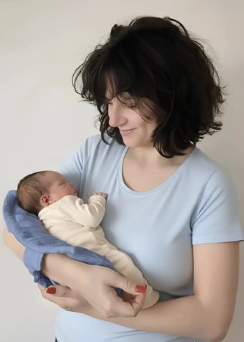 Muslin Emzirme Yastığı İndigo