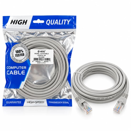 High Herz ( 5mt ) Cat6 İnternet Ethernet Data Kablosu