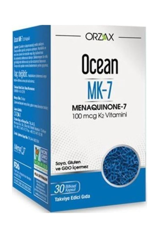 Ocean Mk-7 100 Mcg Vitamin K2 30 Kapsül