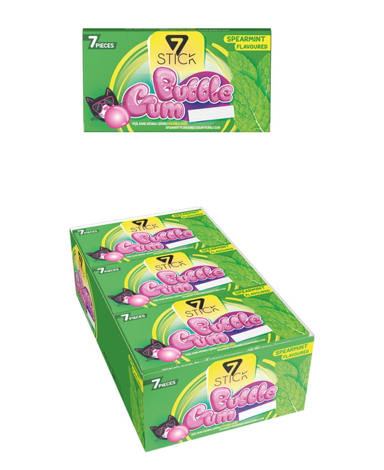 7 Stick Yeşil Nane Aromalı Cüzdan Sakız 24lü