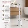 Acero Home-2116 ( Deterjan Hazneli ) Klozet Wc Fırça Seti ( Silikon )
