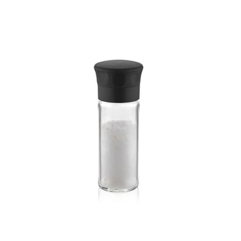Qlux C-00223 Grinder Jarr ( 112cc ) ( Cam Hazneli & Pls.kapaklı ) Tuz & Baharat Öğütücü