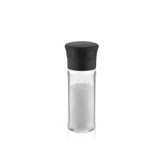Qlux C-00223 Grinder Jarr ( 112cc ) ( Cam Hazneli & Pls.kapaklı ) Tuz & Baharat Öğütücü