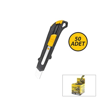 Sgs Tools Sgs-1795 ( 50pcs ) ( Siyah ) ( Plastik Gövde ) Falçata Maket Bıçak