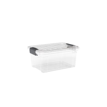 Dünya Dp-33113-102 ( 6.25lt ) ( Şeffaf ) Çok Amaçlı Saklama Kutusu & Organizer ( Kilitli Kapak ) ( 210x305x145mm )