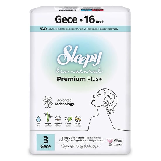 Sleepy Ped Bıo Nat.super Eco Gece 16'lı