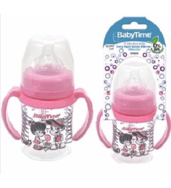 Babytime Biberon S.uçlu Gen.ağız Kulp 150cc -bt078