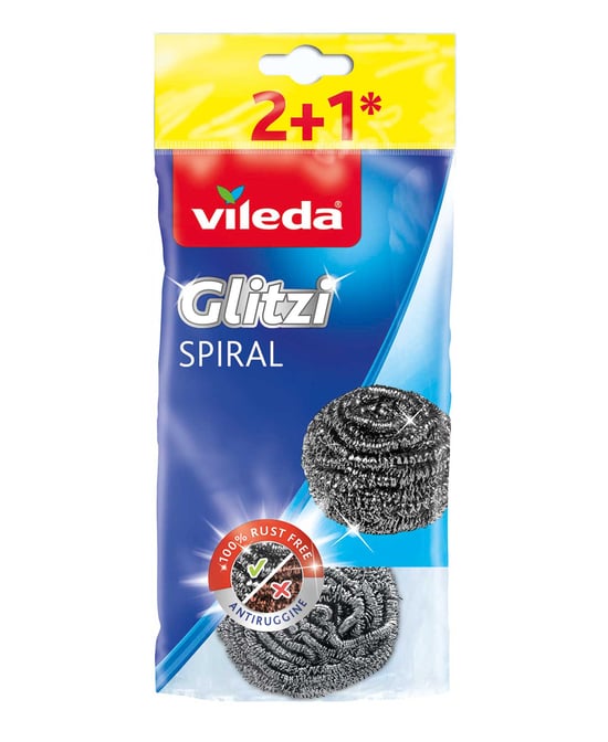 Vileda Glitzi Spiral Ovma Teli 2+1 Paket