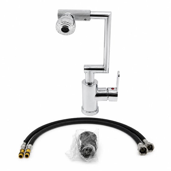 Kinetex Ktx-3309 ( Krom & 1080° ) Çok Fonksiyonlu Musluk Batarya