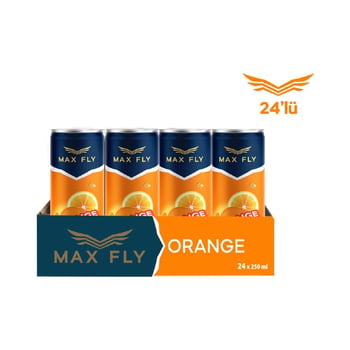 Max Fly Portakal Gazoz 250 Ml 24 Adet