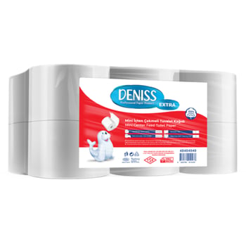 Deniss Extra Mini İçten Çekmeli Tuvalet Kağıdı 4 Kg 40404040