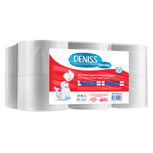 Deniss Extra Mini İçten Çekmeli Tuvalet Kağıdı 4 Kg 40404040