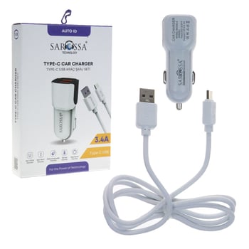 Sarossa S418 Type-c Araç Şarj Seti