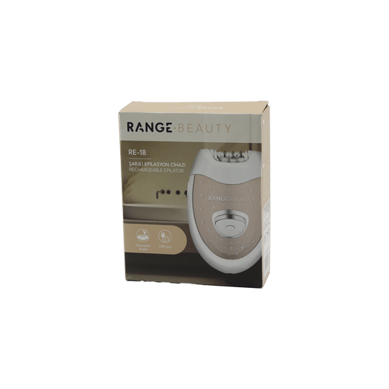 Range Beauty Re-18 Epilasyon Cihazı Epilatör (usb Şarjlı=50dk) (2 Kademe Hız) (yıkanabilir Başlık=18 Çift Cımbız)
