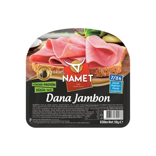 Namet Aç Bitir Dana Jambon 50 Gr