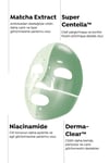 Dermal Seoul Face Matcha Yatıştırıcı Işıltı Veren Eriyen Glow Hidrojel Maske Kore Maskesi 34 Gr