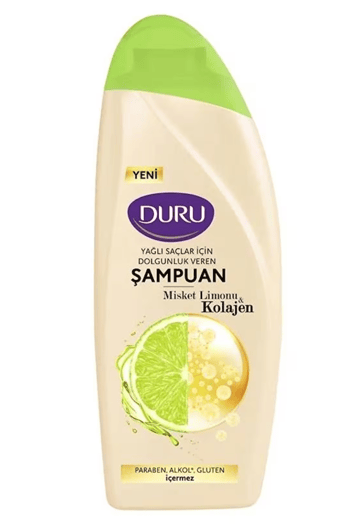 Duru Şampuan Misket Limon Kolojen Yağlı Saçlar 500 Ml