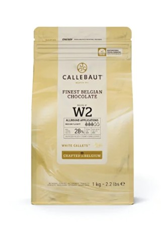 Callebaut W2 Beyaz Drop Çikolata 1 Kg