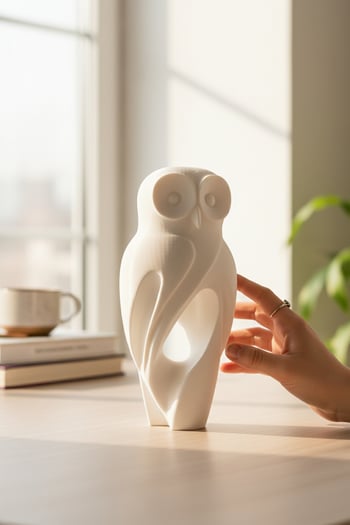 Baykuş Figürlü Dekoratif Biblo