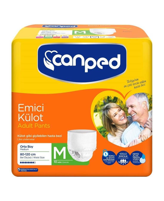 Canped Emici Külot 10'lu Orta