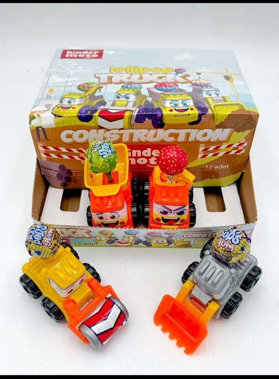 Kinder Motto Truck Lolipop 12li