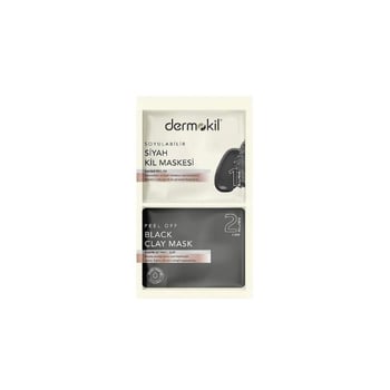 Dermokil Siyah Soyulabilir Kil Maskesi 2 x 7,5 ml