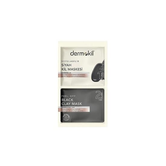 Dermokil Siyah Soyulabilir Kil Maskesi 2 x 7,5 ml