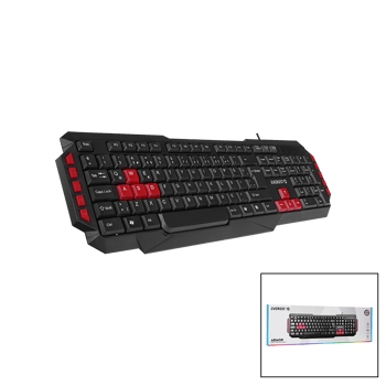 Everest Kb-g7-armor ( Usb Kablolu ) Oyuncu Klavye ( Renkli Oyun Tuşları & Multimedya Tuşları ) ( 150cm )