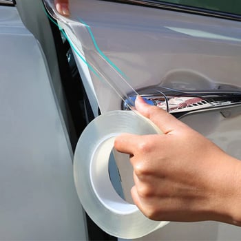 BUFFER® Şeffaf Su Geçirmez Çizilmeye Dayanıklı Oto Darbe Koruyucu Bant Kapı Koruyucu 3 mt x 5 cm